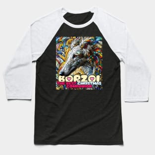 Borzoi, the best Christmas companion. I love borzois. Baseball T-Shirt